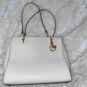 Michael Kors White Sofia Tote